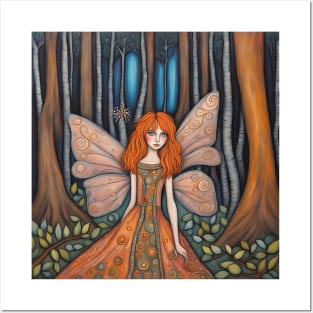 Toyah as a fairy in the woods Posters and Art